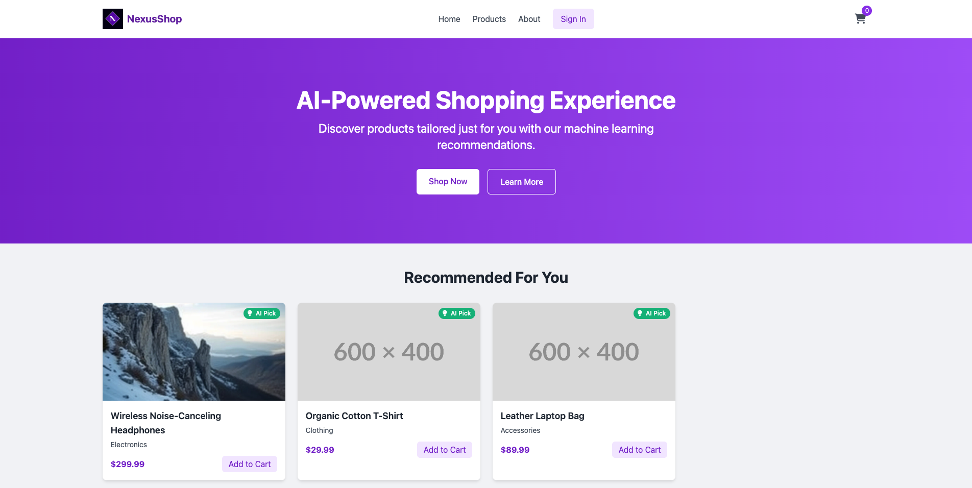 AI-Powered E-commerce