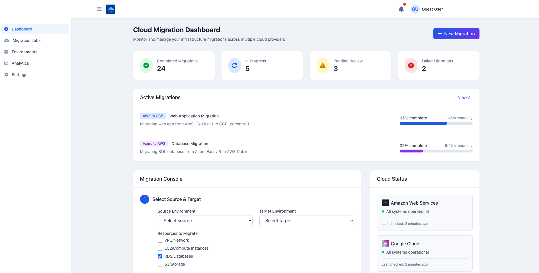 Cloud Migration Tool